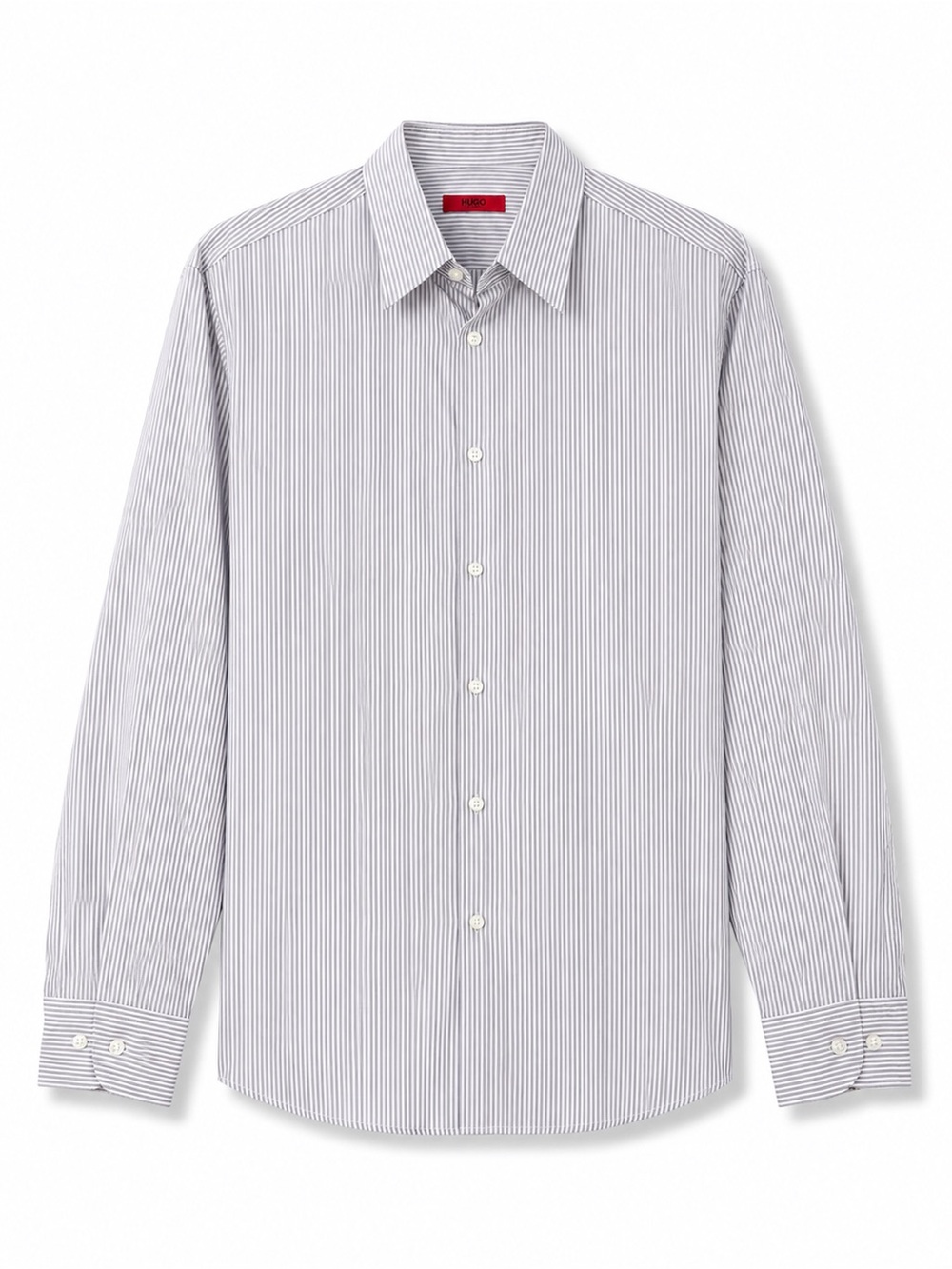 HUGO Boss Men’s Striped Cotton Dress Shirt